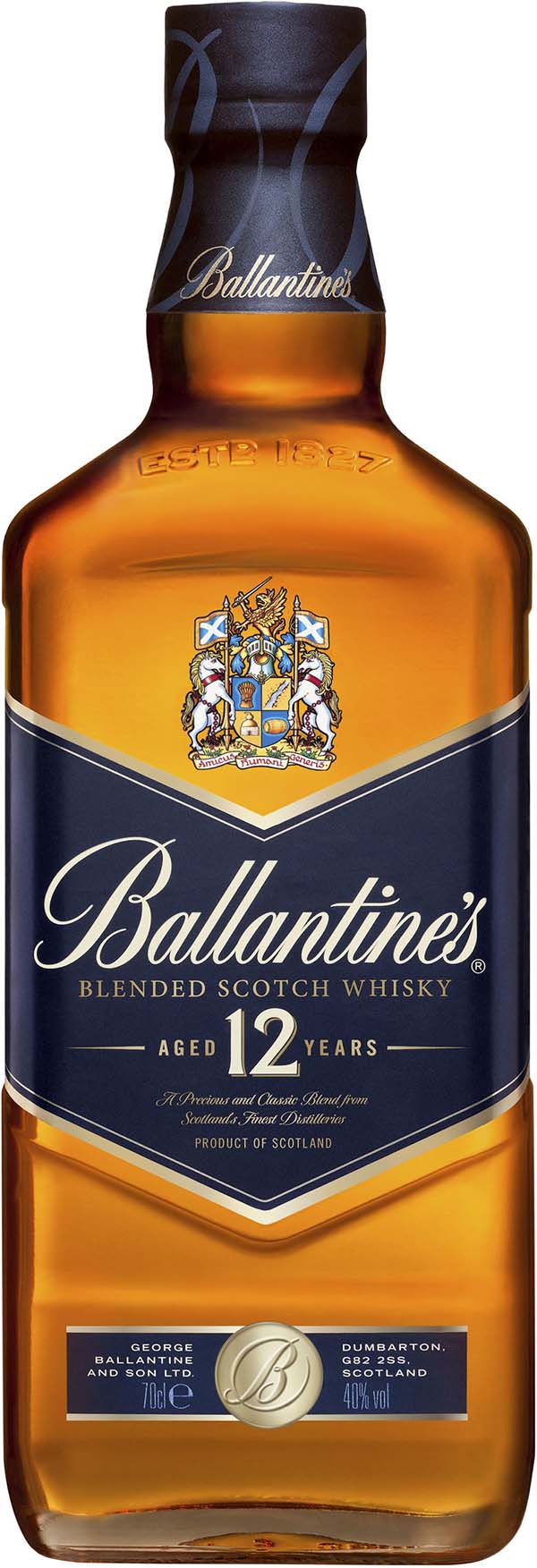Chamber Cellars » BALLANTINES 12 YEARS OLD SCOTCH WHISKY